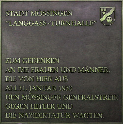 Gedenktafel